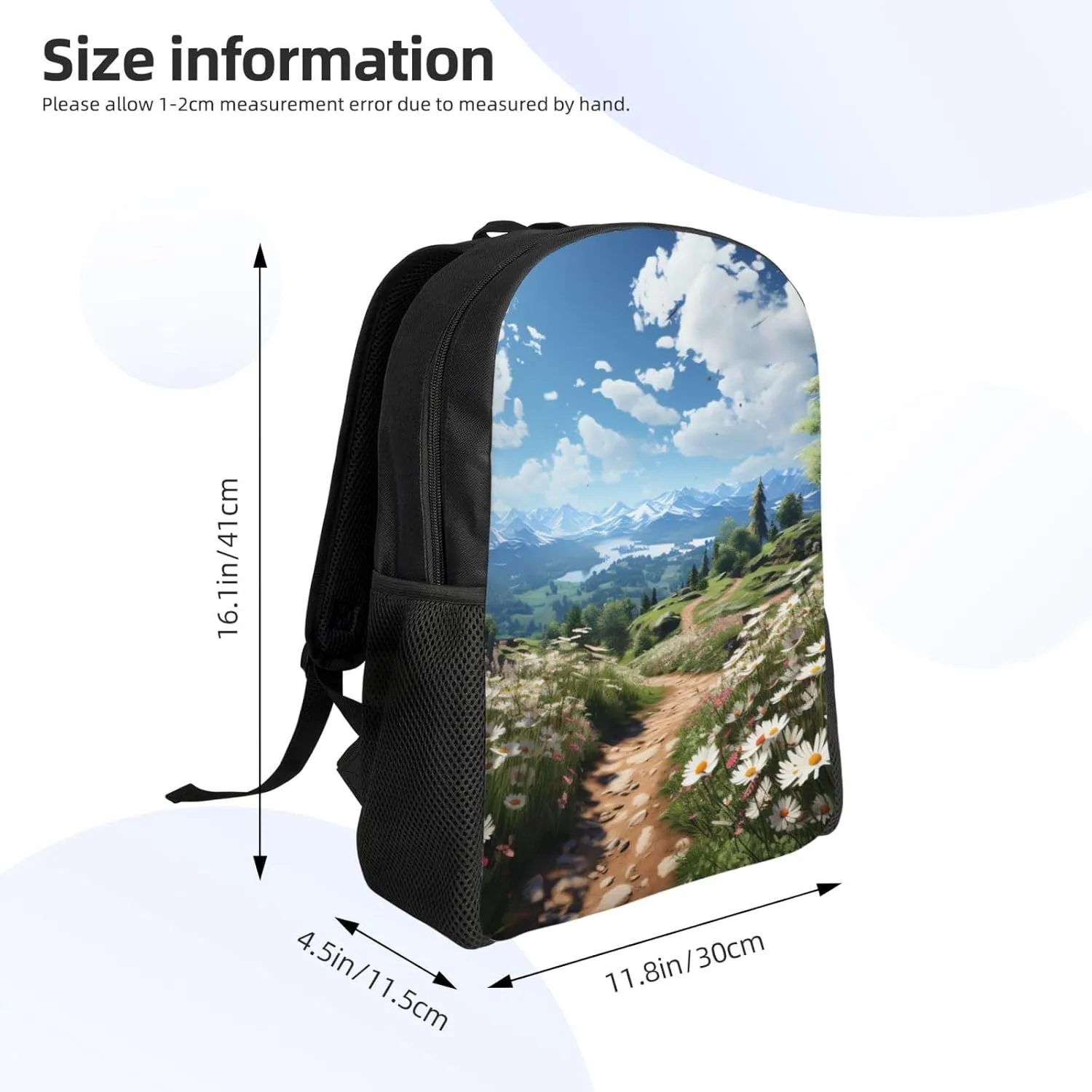 Backpack Travel Laptop Backpack for Men Women Lightweight Rucksack Sunny spring day Casual Daypack
