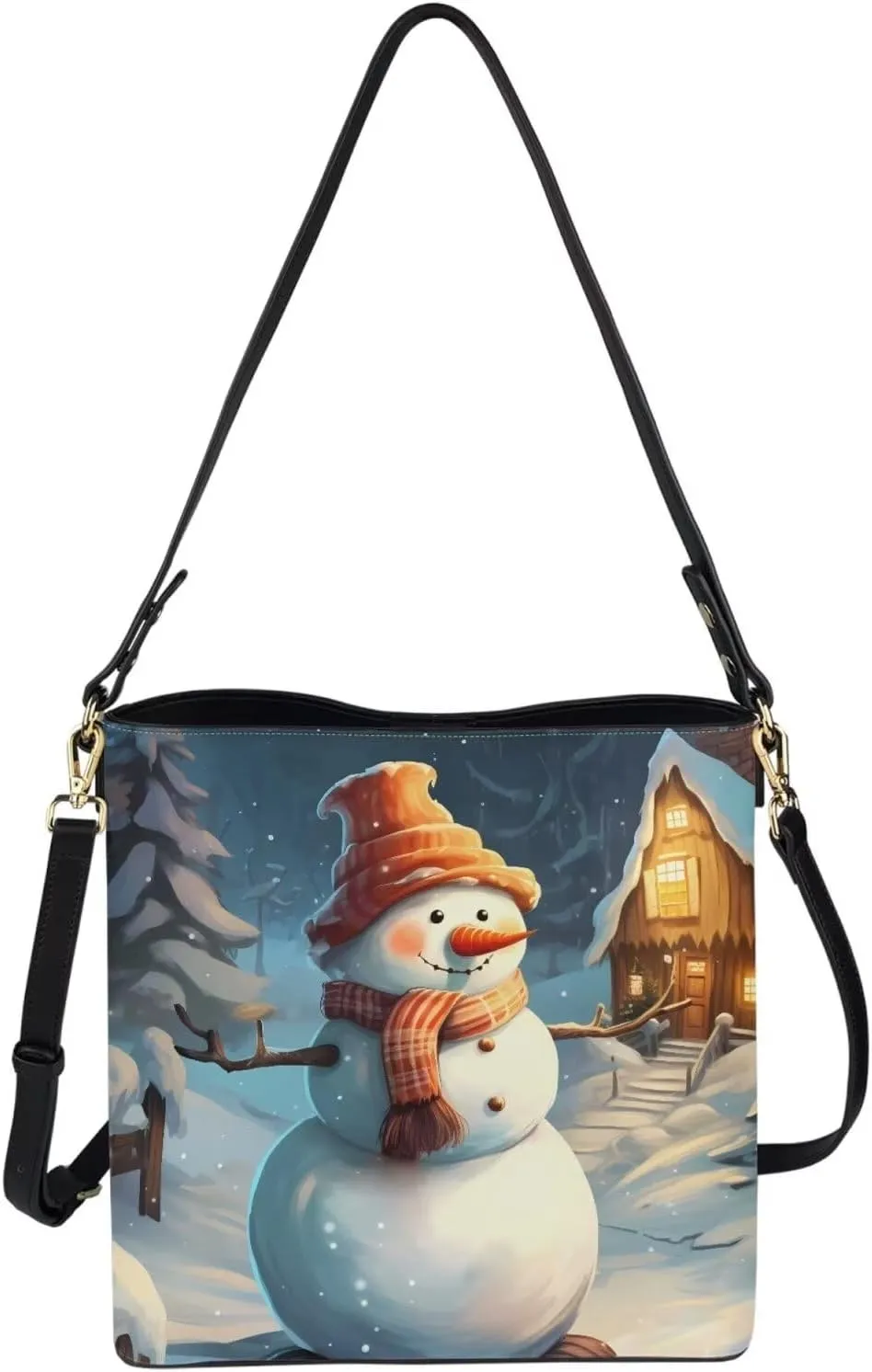Bucket Bag for School Women Travel Delicate Shoulder Bag Top Handle Handbag With Zipper Crossbody Bags for Outdoors