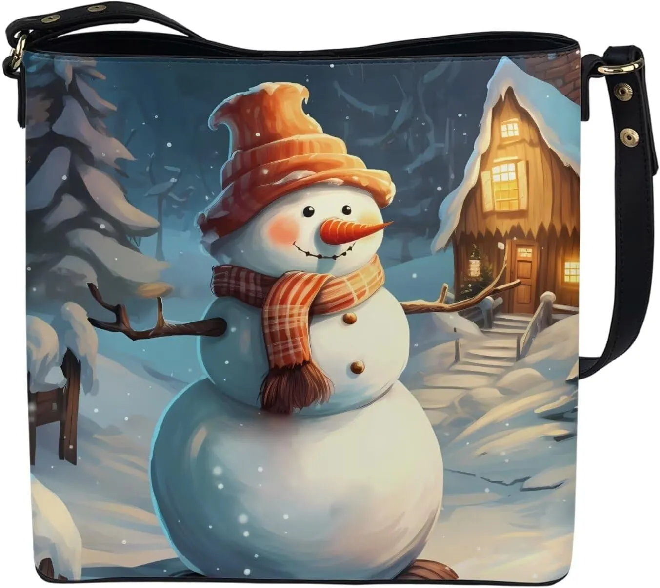 Bucket Bag for School Women Travel Delicate Shoulder Bag Top Handle Handbag With Zipper Crossbody Bags for Outdoors