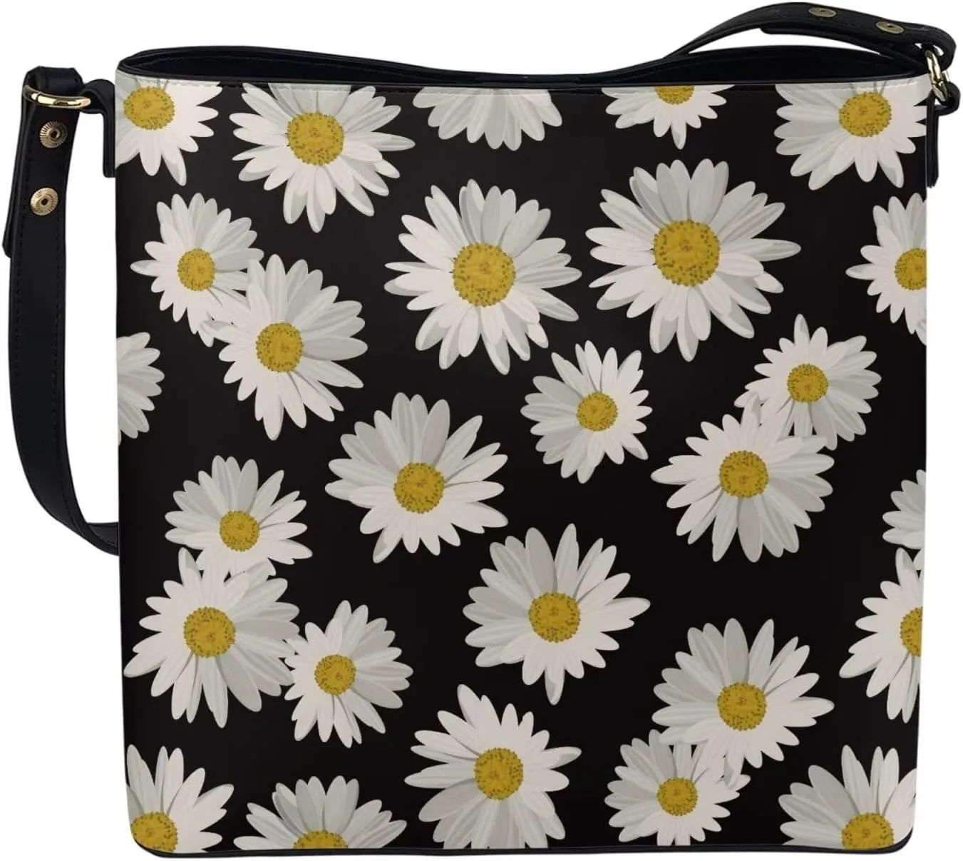 Bucket Bag for School Women Travel Delicate Shoulder Bag Top Handle Handbag With Zipper Crossbody Bags for Outdoors