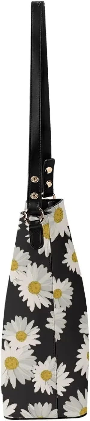 Bucket Bag for School Women Travel Delicate Shoulder Bag Top Handle Handbag With Zipper Crossbody Bags for Outdoors