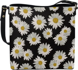 Bucket Bag for School Women Travel Delicate Shoulder Bag Top Handle Handbag With Zipper Crossbody Bags for Outdoors