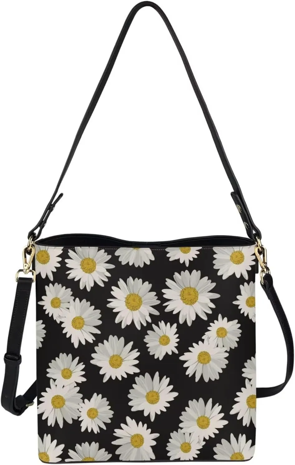 Bucket Bag for School Women Travel Delicate Shoulder Bag Top Handle Handbag With Zipper Crossbody Bags for Outdoors