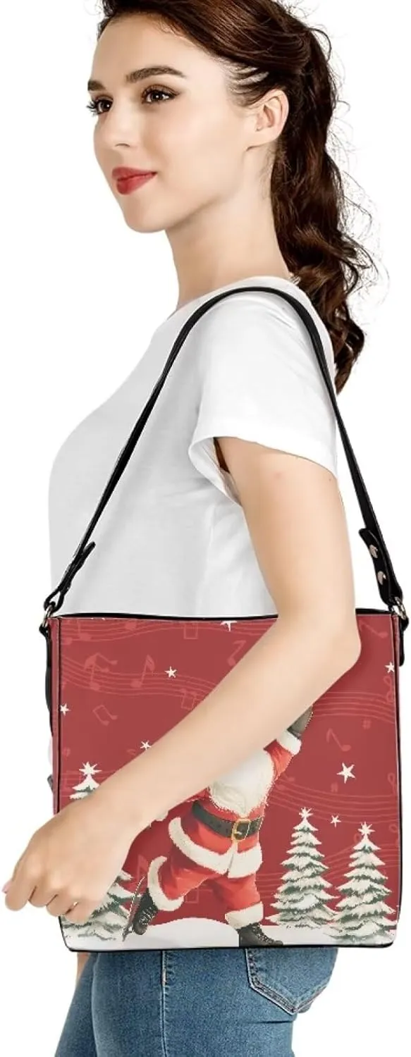 Bucket Bag for School Women Travel Delicate Shoulder Bag Top Handle Handbag With Zipper Crossbody Bags for Outdoors