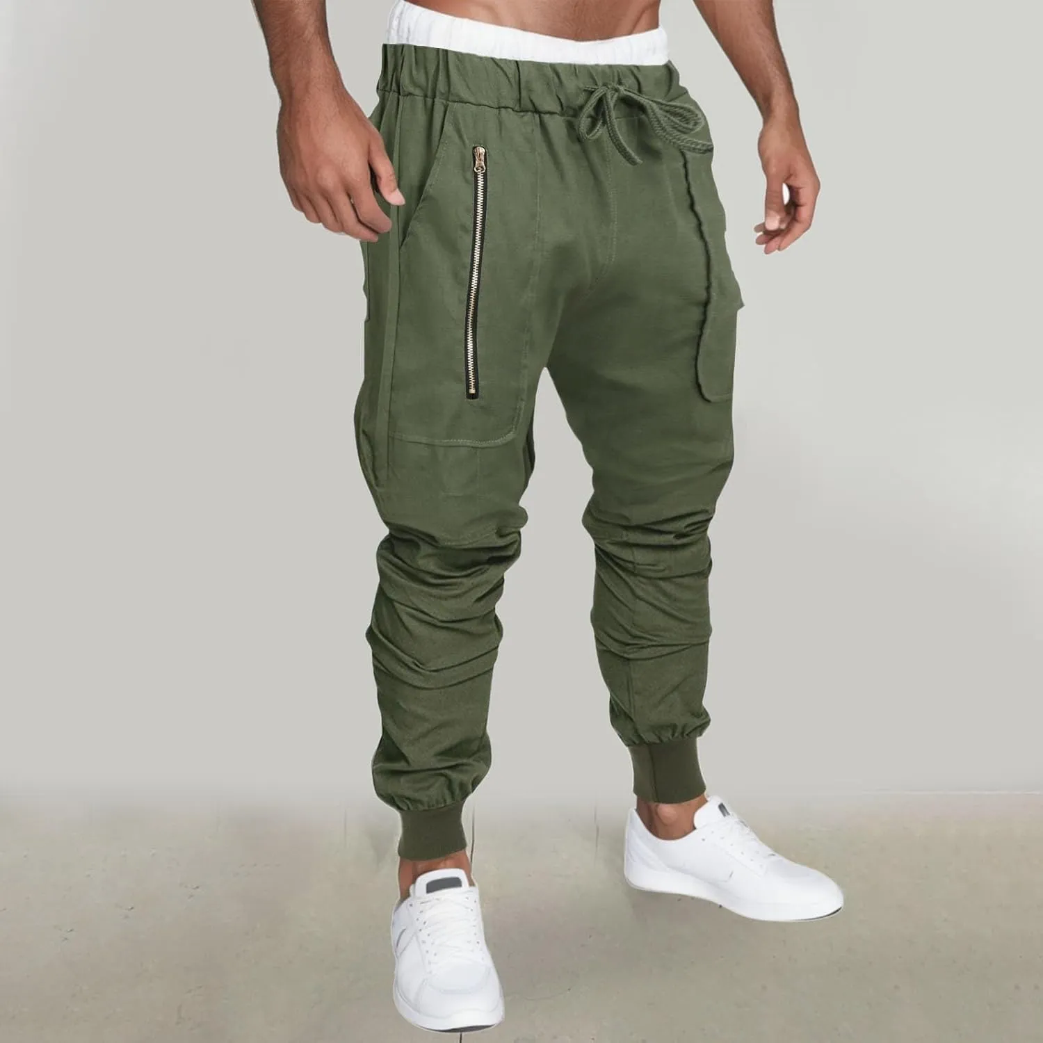 Cargo Pants for Men Relaxed Fit Mens Cargo Pants Workwear Sport Outdoor Trousers with Multi Pockets Men's Cargo Pants