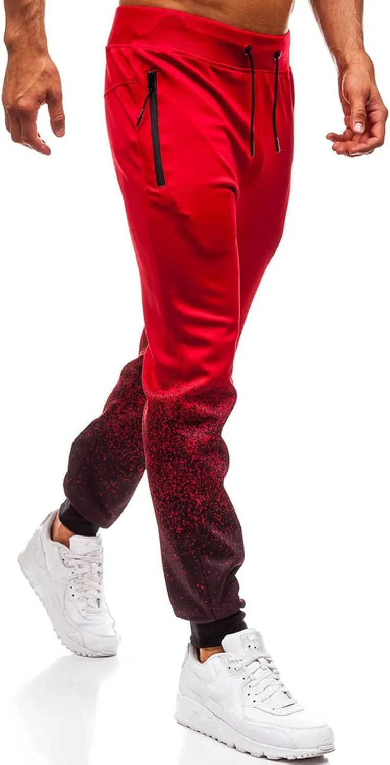 Cargo Sweatpants for Men Athletic Jogger Sports Outdoor Trousers Mens Active Fleece Athletic Sweatpant Basic Running