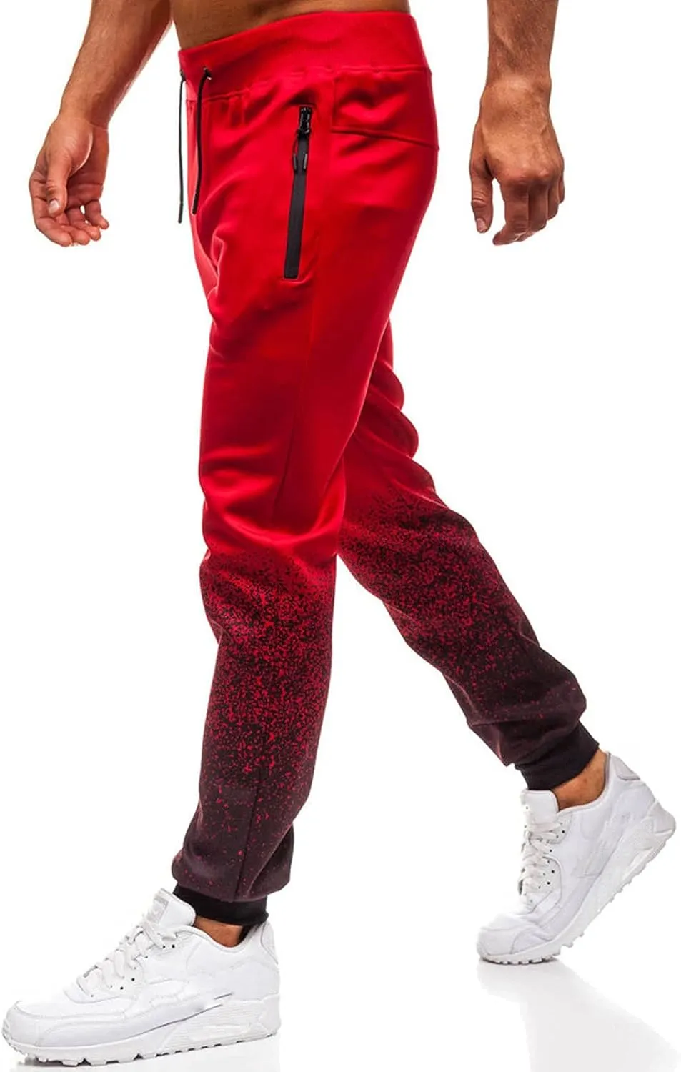 Cargo Sweatpants for Men Athletic Jogger Sports Outdoor Trousers Mens Active Fleece Athletic Sweatpant Basic Running
