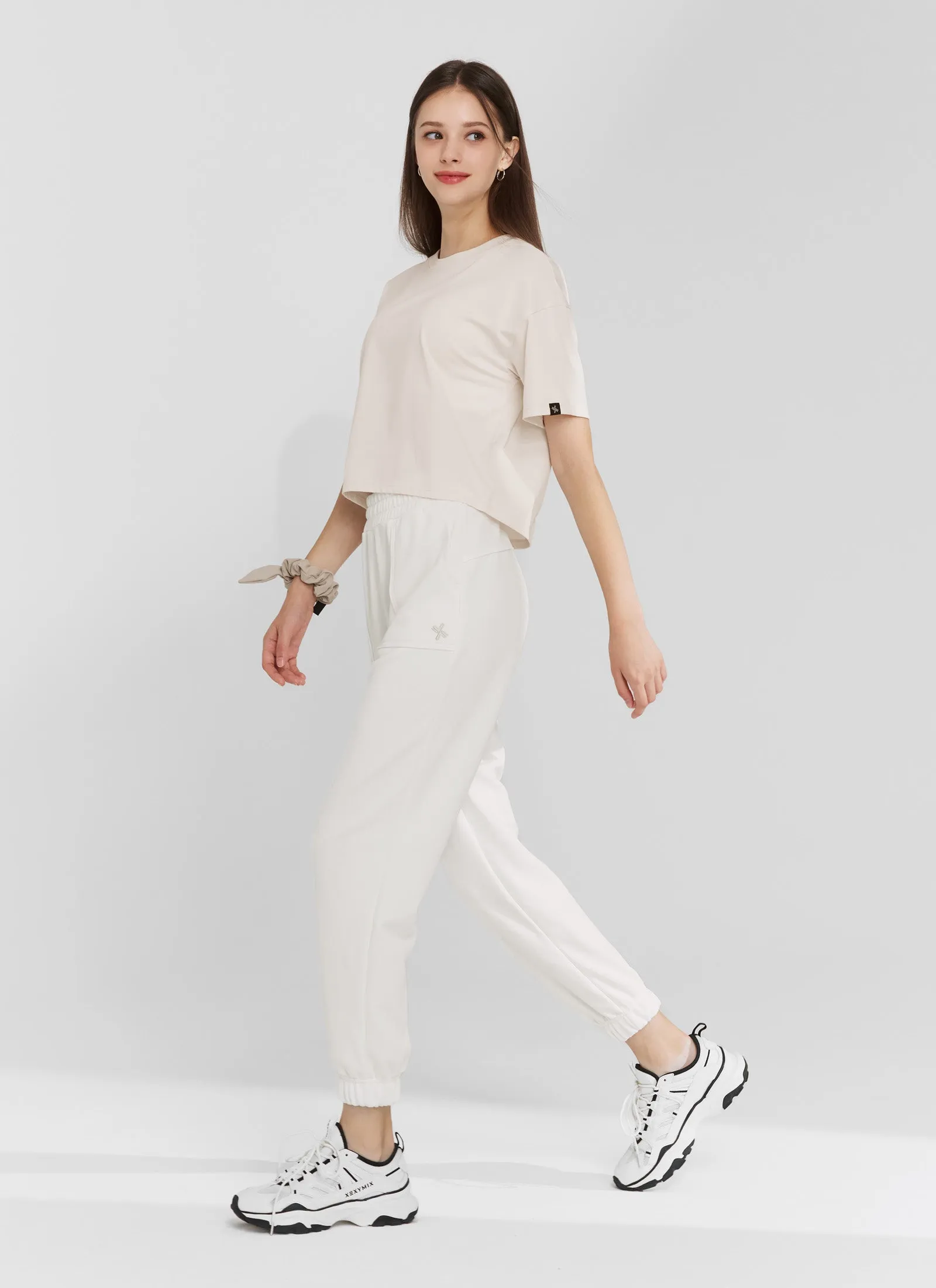 Cool Touch Basic Crop T-shirts