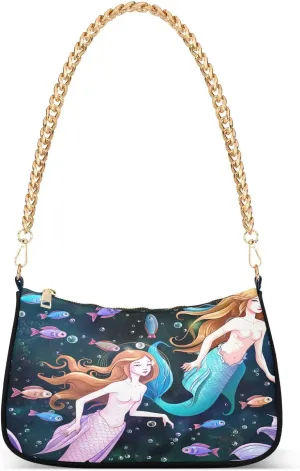 Ethereal Mermaid Women Hand Bag, Shoulder Bag for Women Crossbody
