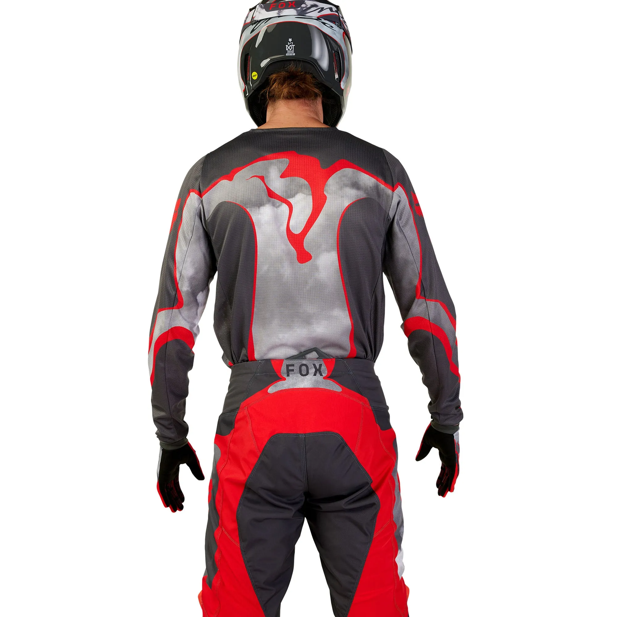 Fox Racing 180 Atlas Offroad Jersey Grey/Red