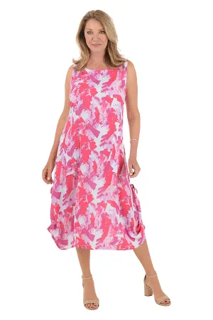 Fuchsia Nile Sleeveless Convertible Patio Dress
