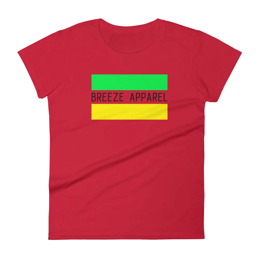 'Jamaican logo' women's short-sleeved shirt