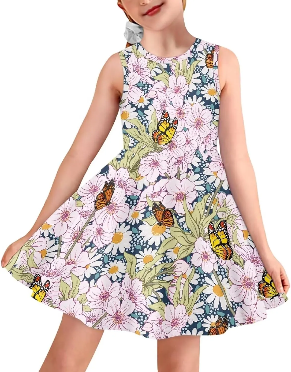 Kids Casual Dresses for Teens Girls 3-16 Outfit Summer Dress Clothes