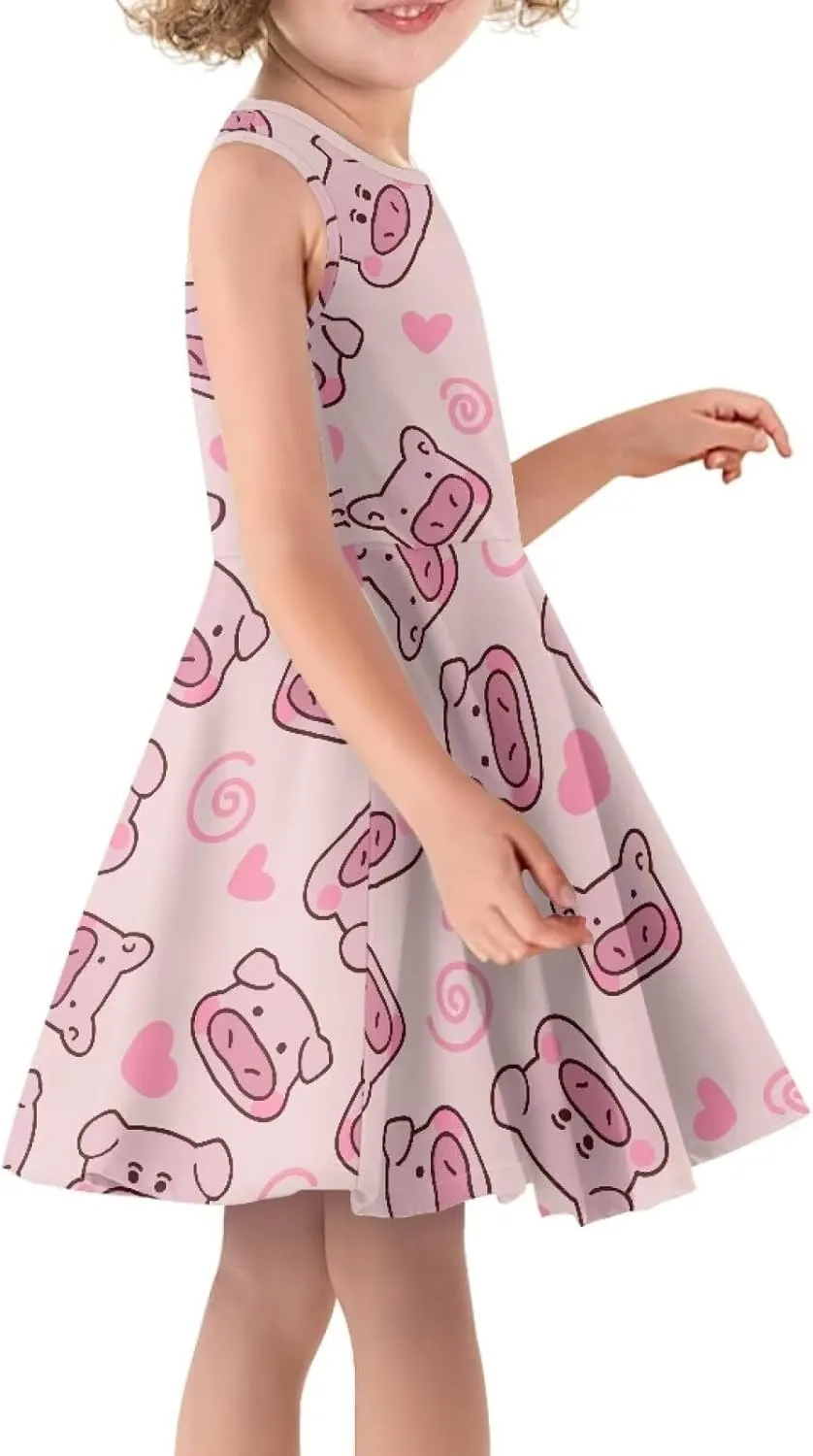 Kids Casual Dresses for Teens Girls 3-16 Outfit Summer Dress Clothes