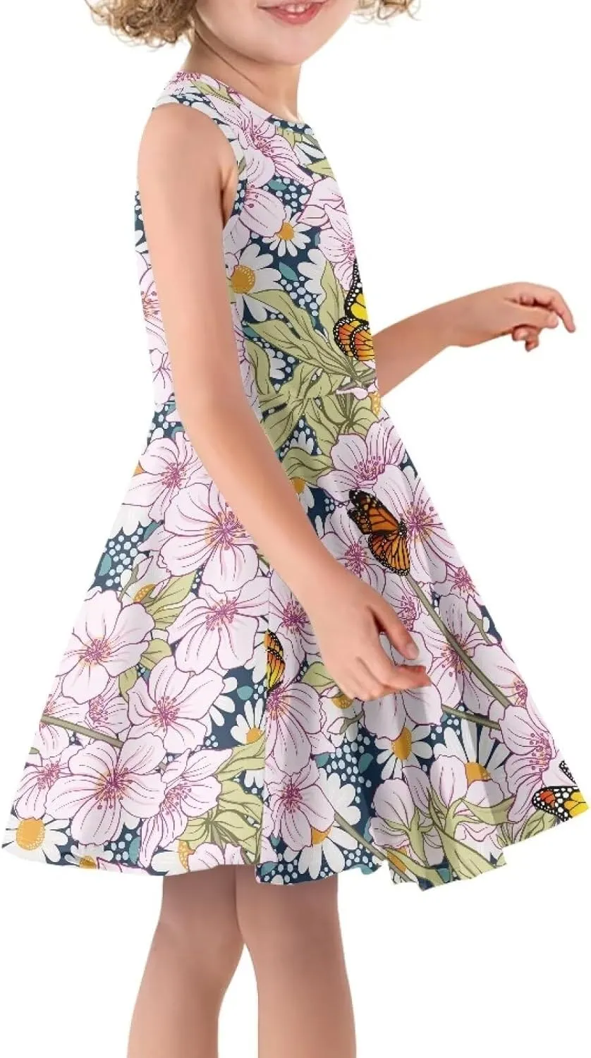 Kids Casual Dresses for Teens Girls 3-16 Outfit Summer Dress Clothes