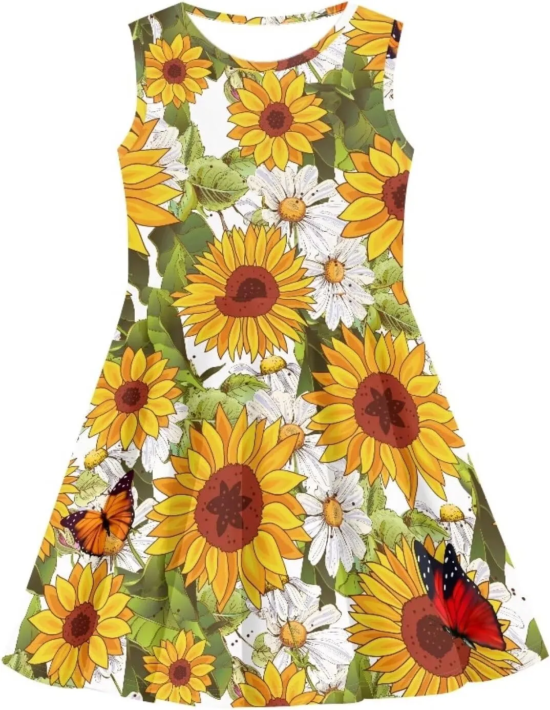 Kids Casual Dresses for Teens Girls 3-16 Outfit Summer Dress Clothes