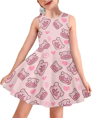 Kids Casual Dresses for Teens Girls 3-16 Outfit Summer Dress Clothes