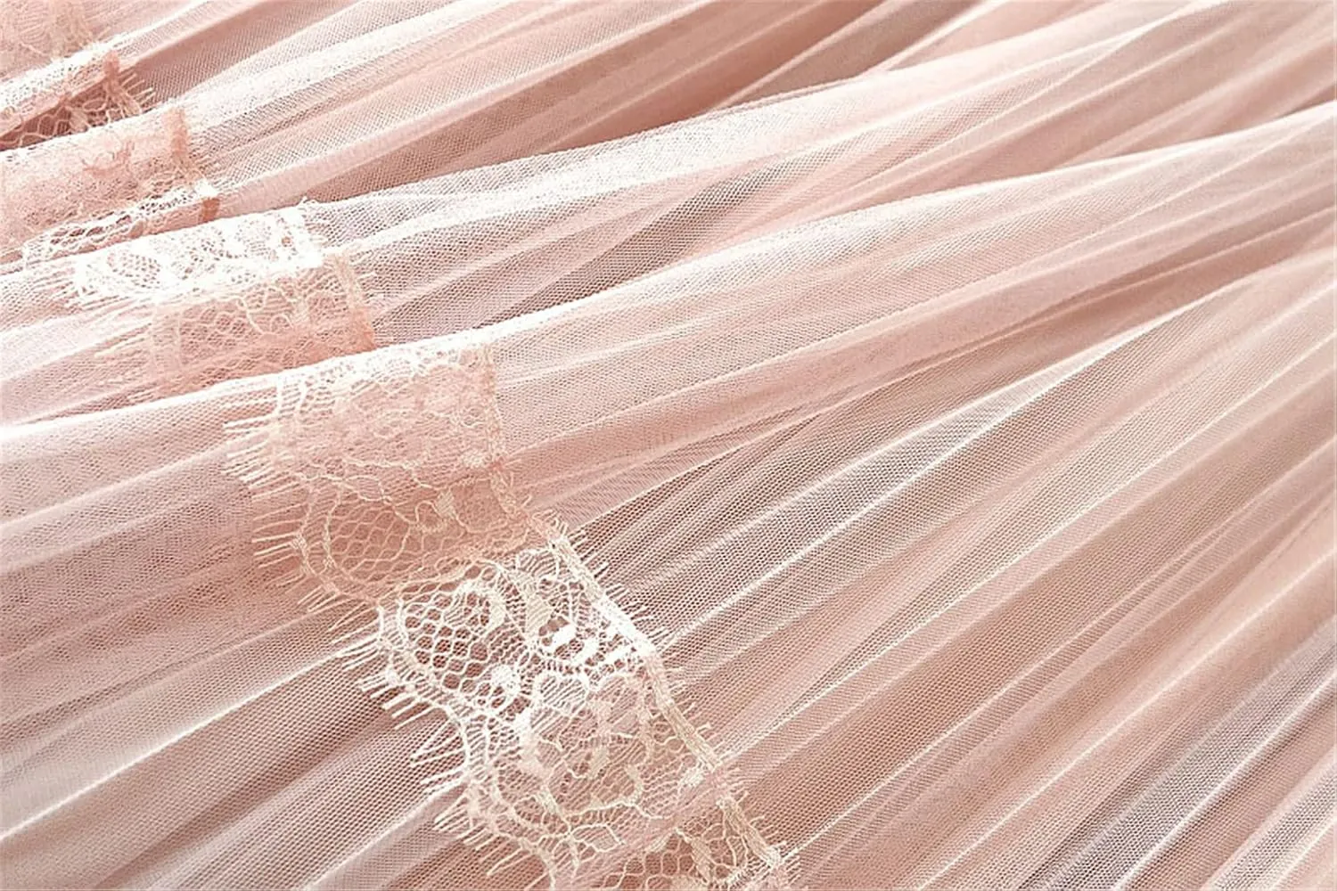 Lace Mesh Pleated Summer Skirts Women Fashion High Waist Elegant Office Ladies Tulle Midi Skirt