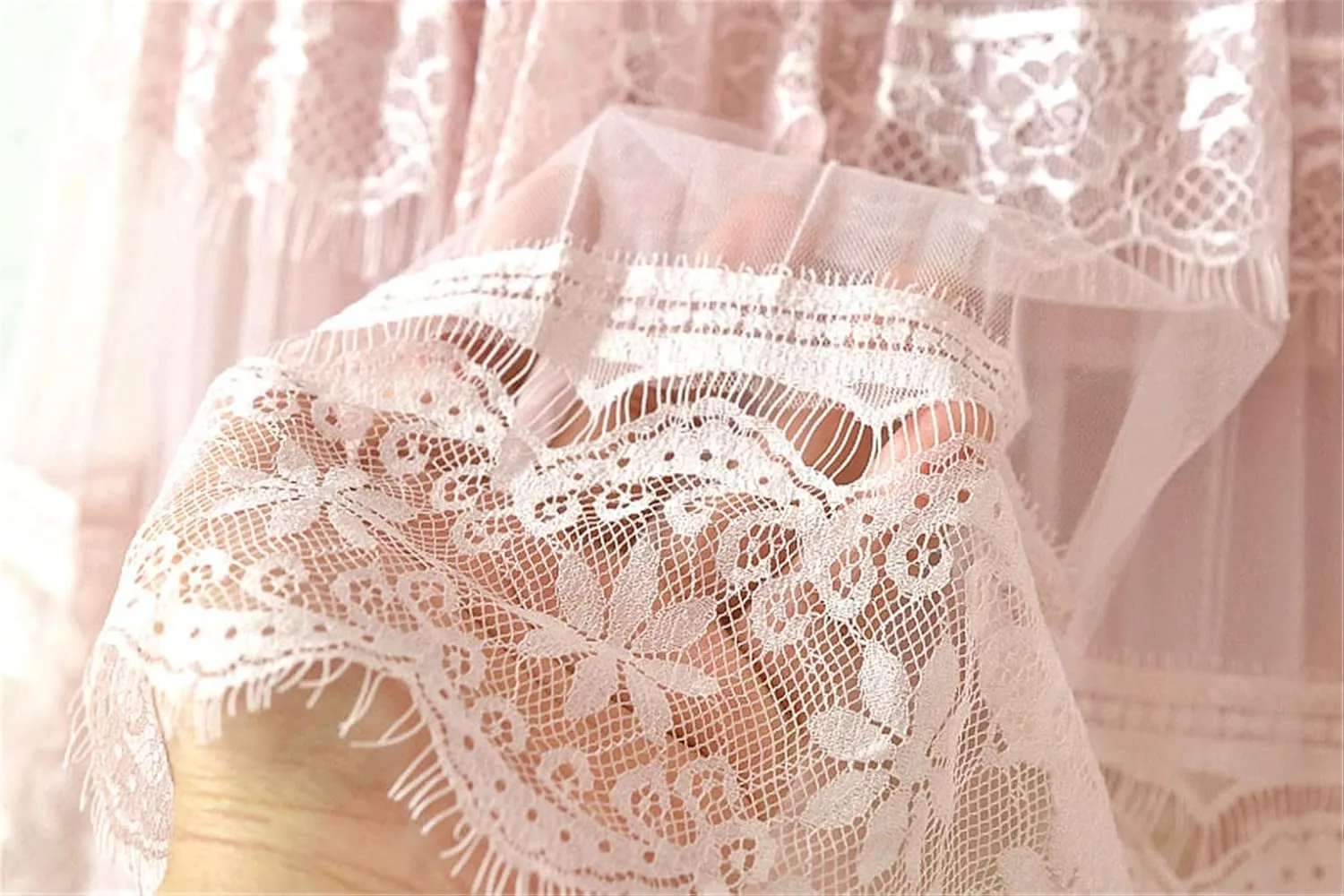 Lace Mesh Pleated Summer Skirts Women Fashion High Waist Elegant Office Ladies Tulle Midi Skirt