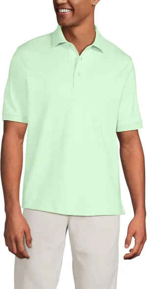Lands' End Men's Short Sleeve American-Grown Supima Cotton Polo Shirt