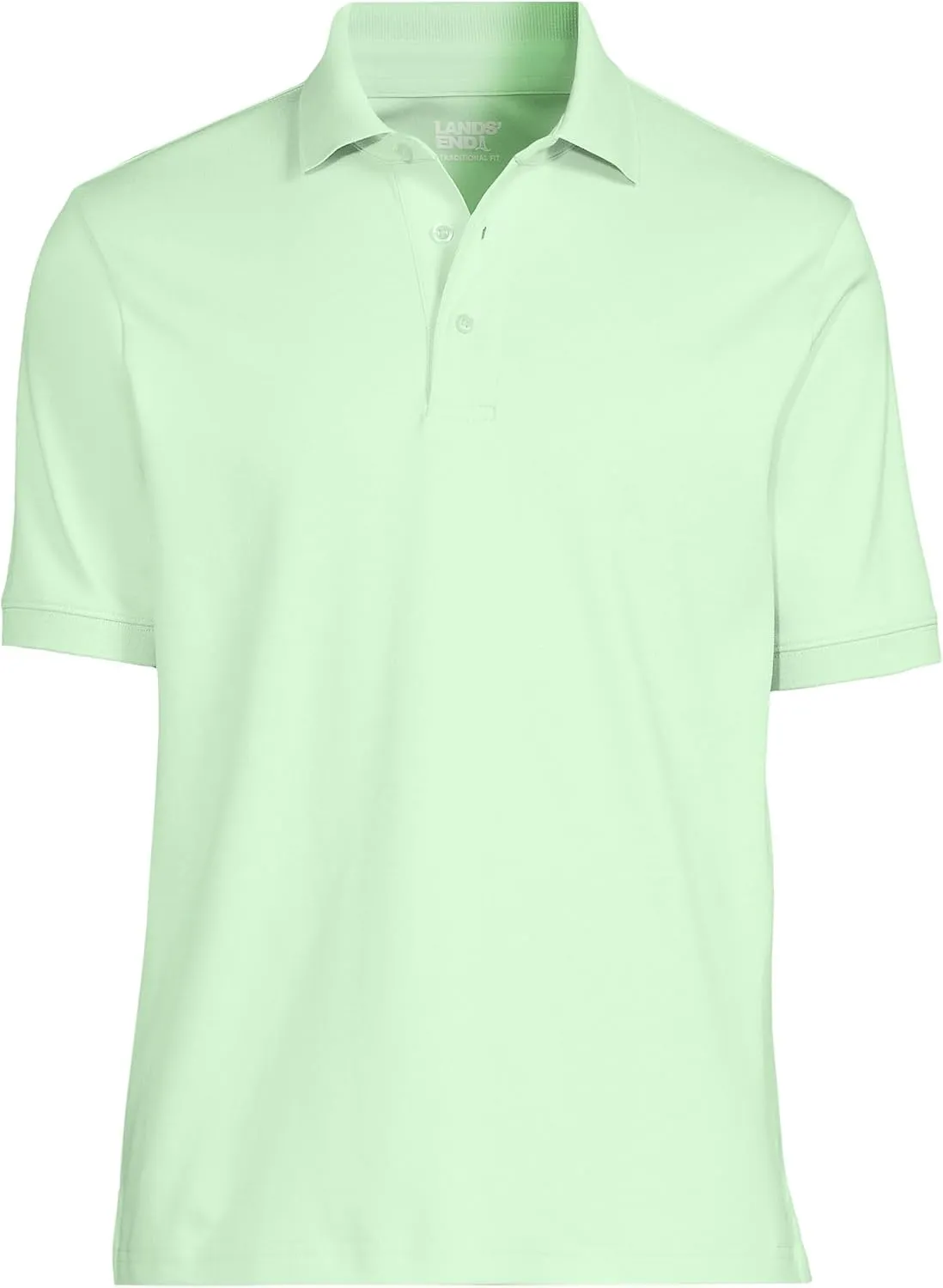 Lands' End Men's Short Sleeve American-Grown Supima Cotton Polo Shirt