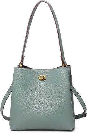 Leather Bucket Bag,Classic Large
