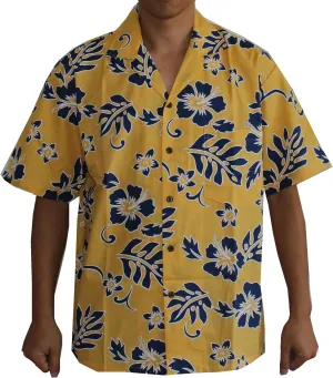 Made in Hawaii! Men's Hibiscus Flower Classic Hawaiian Shirts