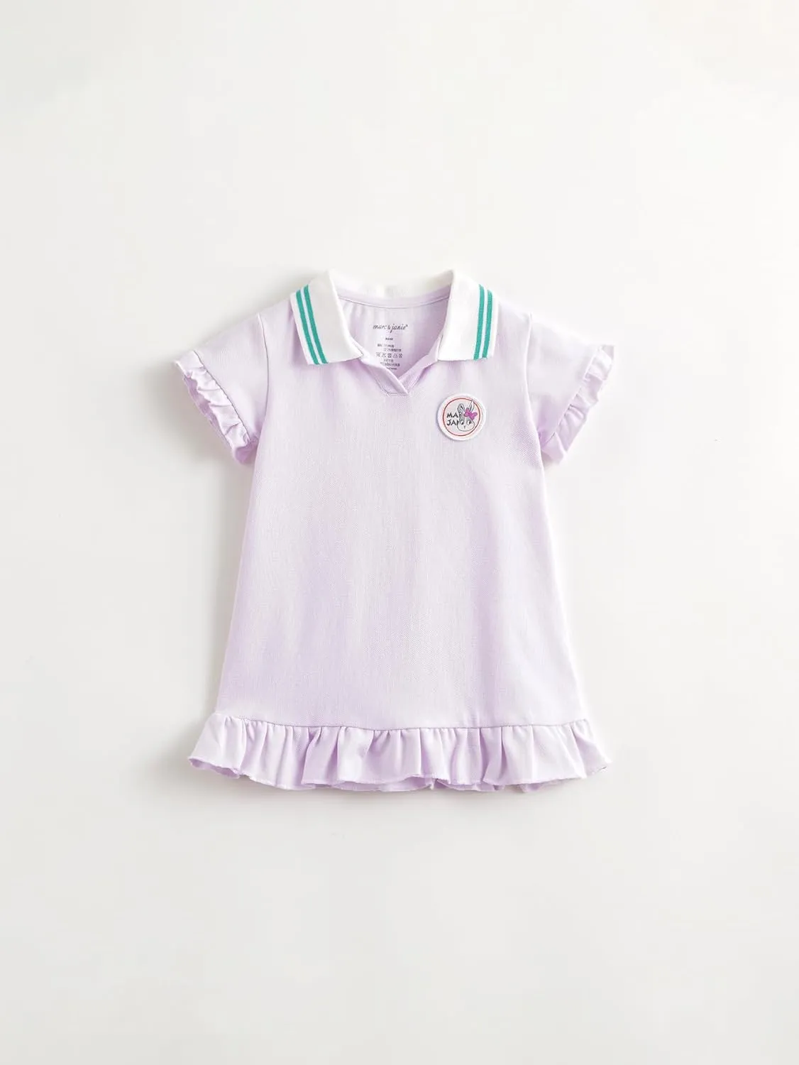 marc & janie Girls Tennis Dress Athletic Cooling Quick-Dry Short Sleeve V Neck Golf Dresses 550676