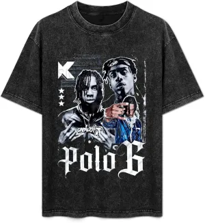 Mens Womens Vintage Oversized Drop Shoulder Short Sleeve Fashion T-Shirt Top Tee