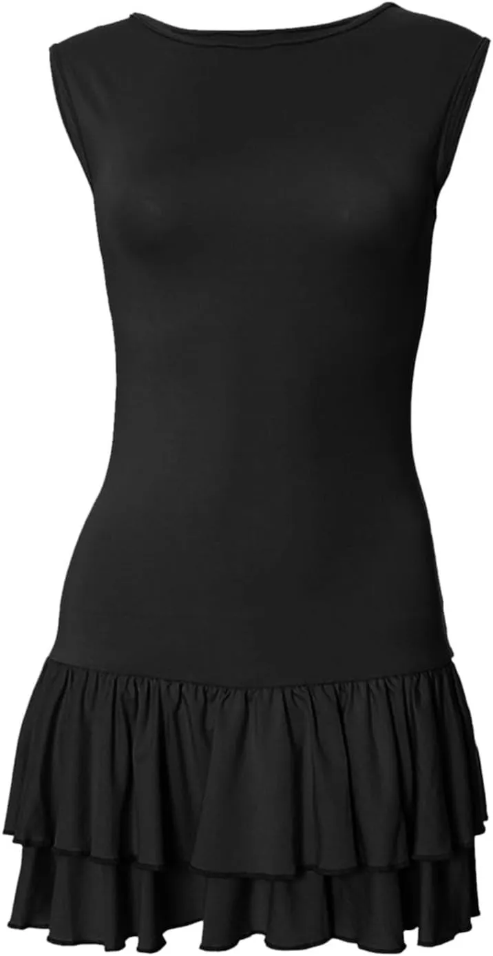 Mini Dresses for Women,2025 Summer Formal Sleeveless Dresses Boat Neck a Line Sundress Business Work Mini Dress
