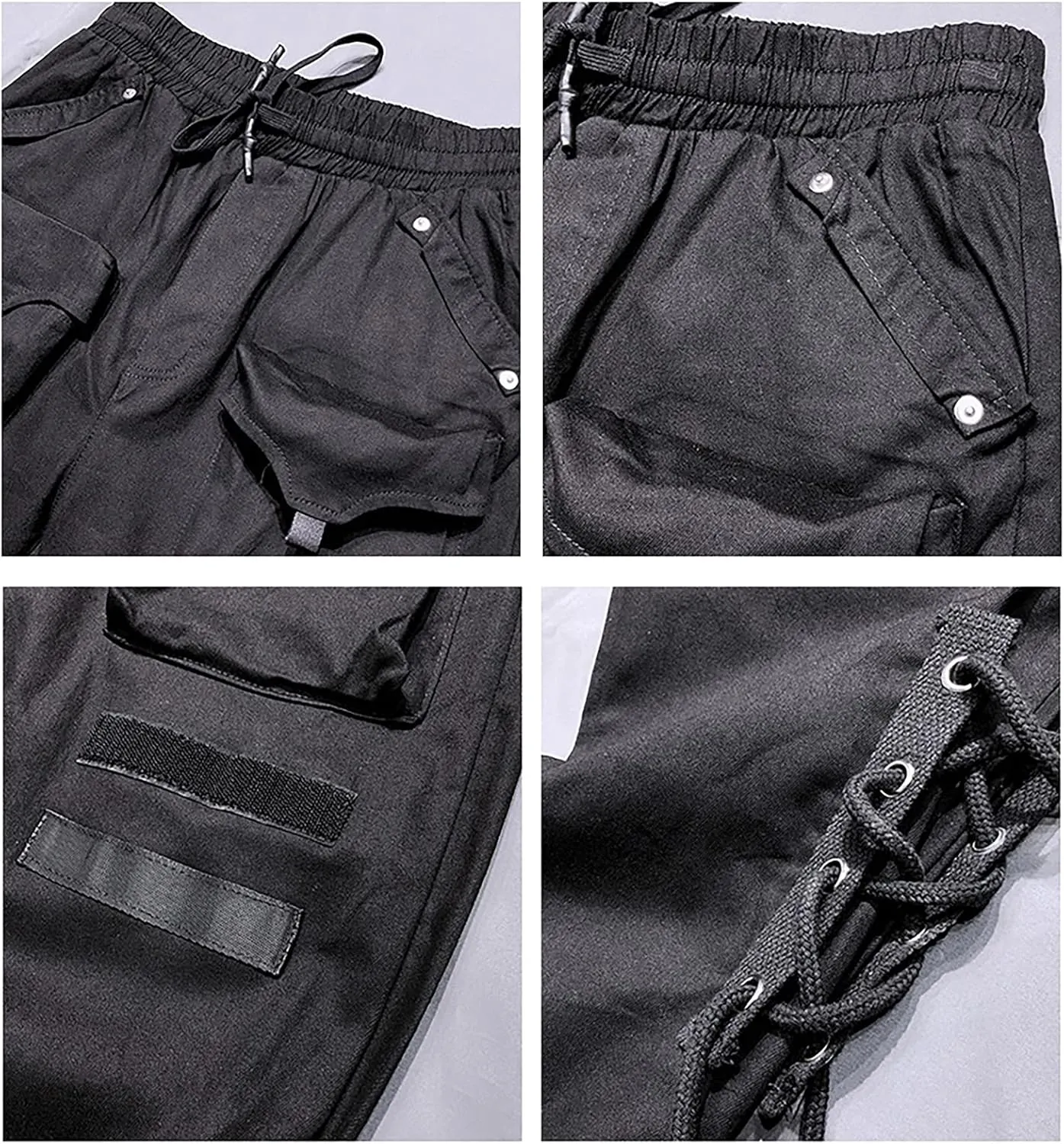 MOKEWEN Men's Jogger Streetwear Jogger Casual Harem Cargo Ankle Harem Pants