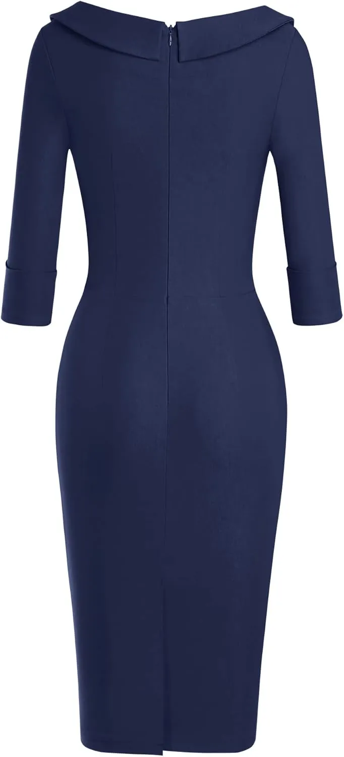 MUXXN Women's Classic Vintage Sweetheart Neckline Cocktail Prom Tea Dress