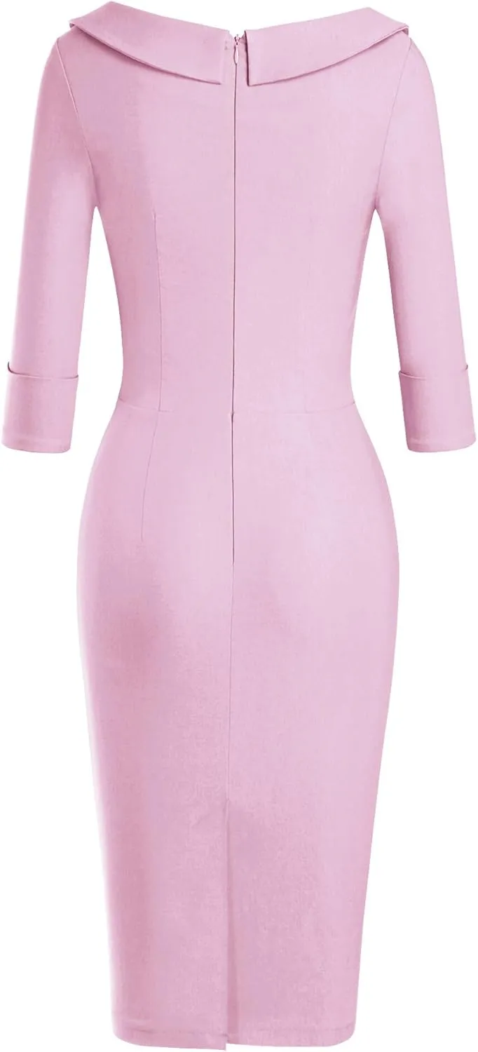 MUXXN Women's Classic Vintage Sweetheart Neckline Cocktail Prom Tea Dress