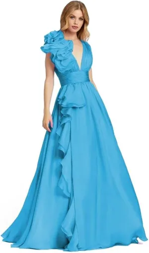 Pleated Ruffle Party Gowns for Women Prom Dresses Flowy 2024 Long Wedding Evening Party Dress HD257