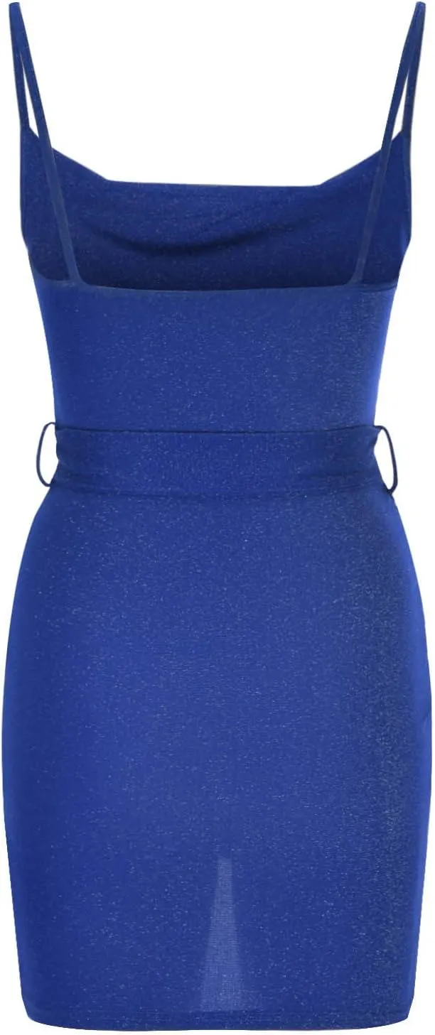 Sexy Dresses for Women 2024 Clubwear Sleeveless Halter V-Neck Ruched Waistless Night Club Bodycon Mini Party Dresses