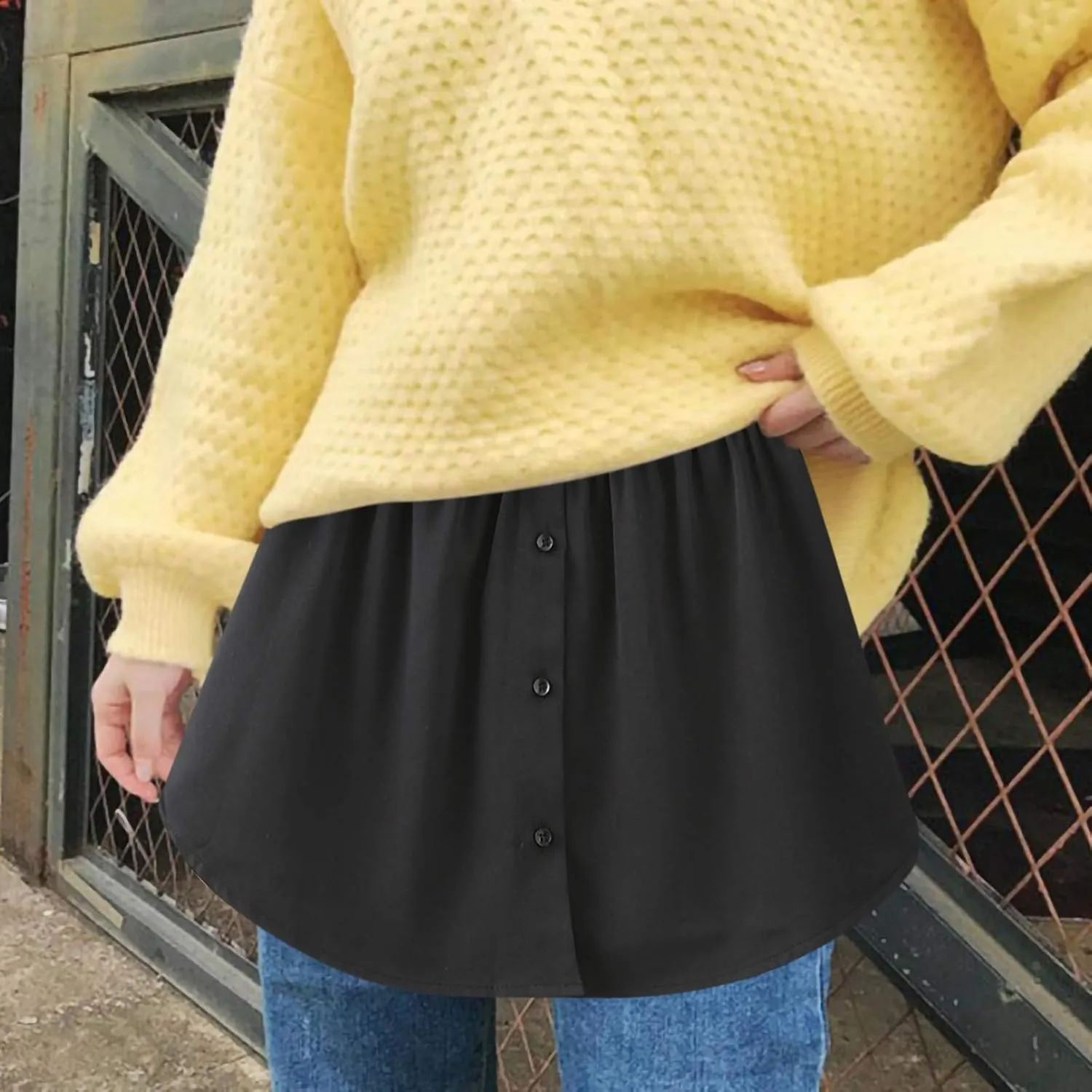 Summer Skirts Size Plus Half Printing Slip Layered Skirt Sheer Stripe Women's Tiered Extender Skirt Vintage Silk