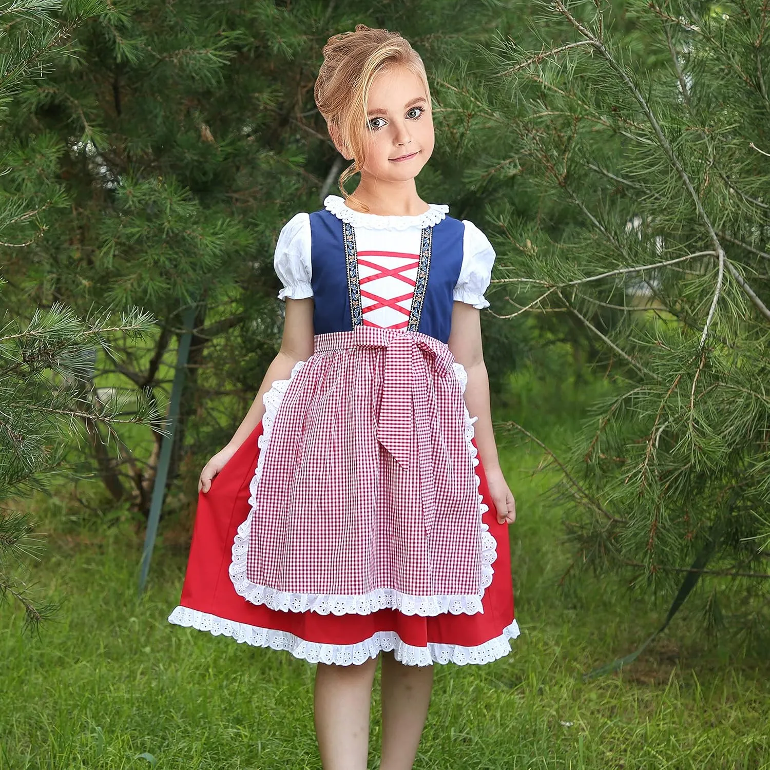 Sunny Fashion Girls Cape Christmas Halloween Fairy Tail Little Hood Red Cloak