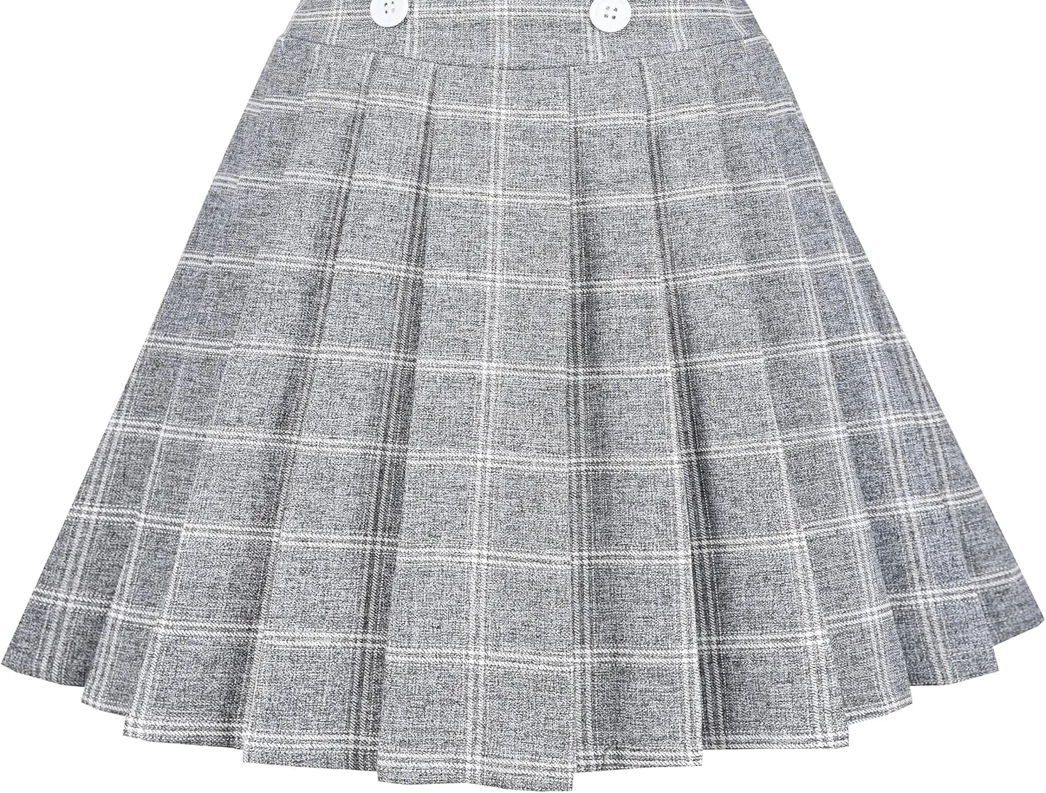 Sunny Fashion Girls Skirt Beige Pleated Bow Tie Back School Uniform Size 6-14