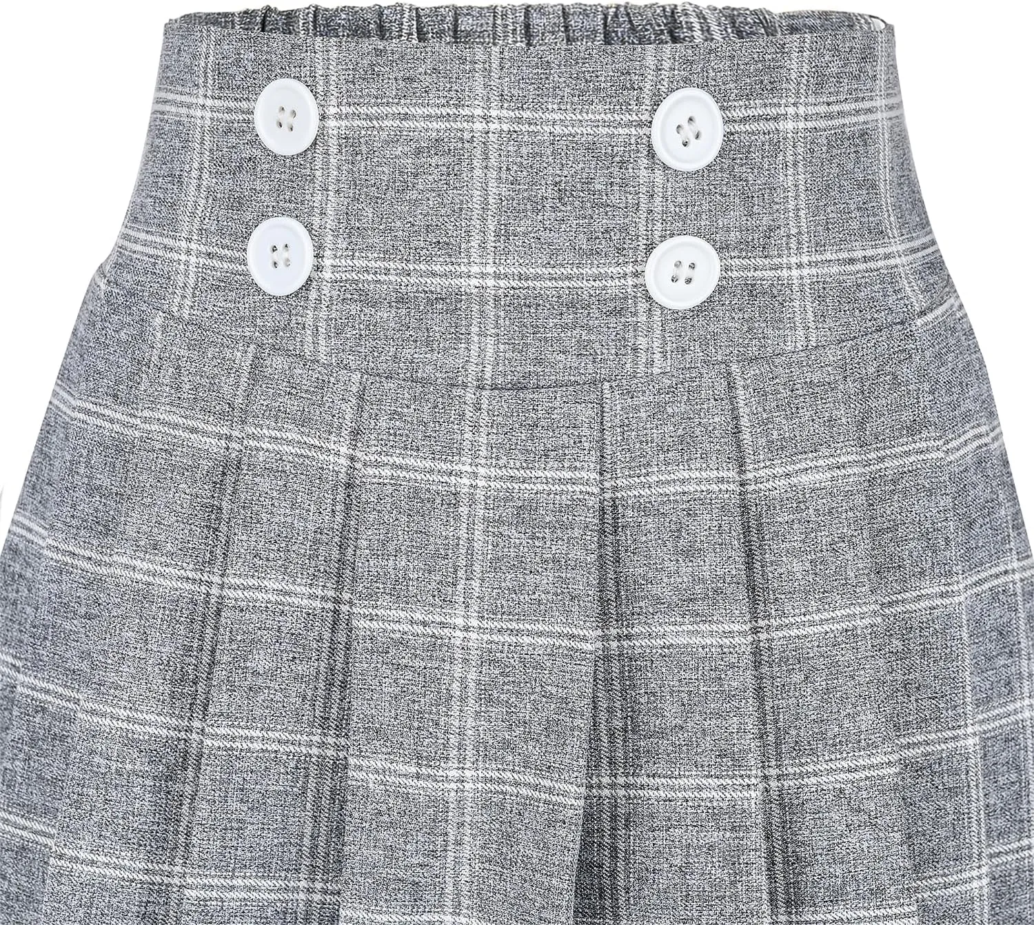 Sunny Fashion Girls Skirt Beige Pleated Bow Tie Back School Uniform Size 6-14