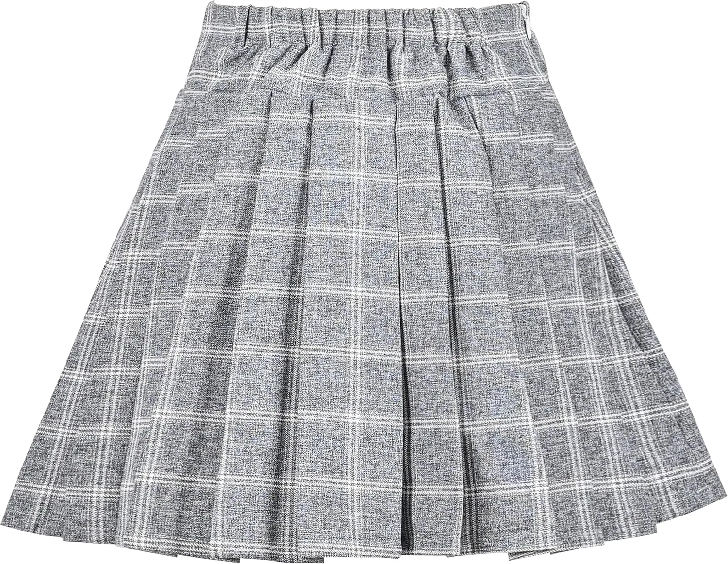 Sunny Fashion Girls Skirt Beige Pleated Bow Tie Back School Uniform Size 6-14