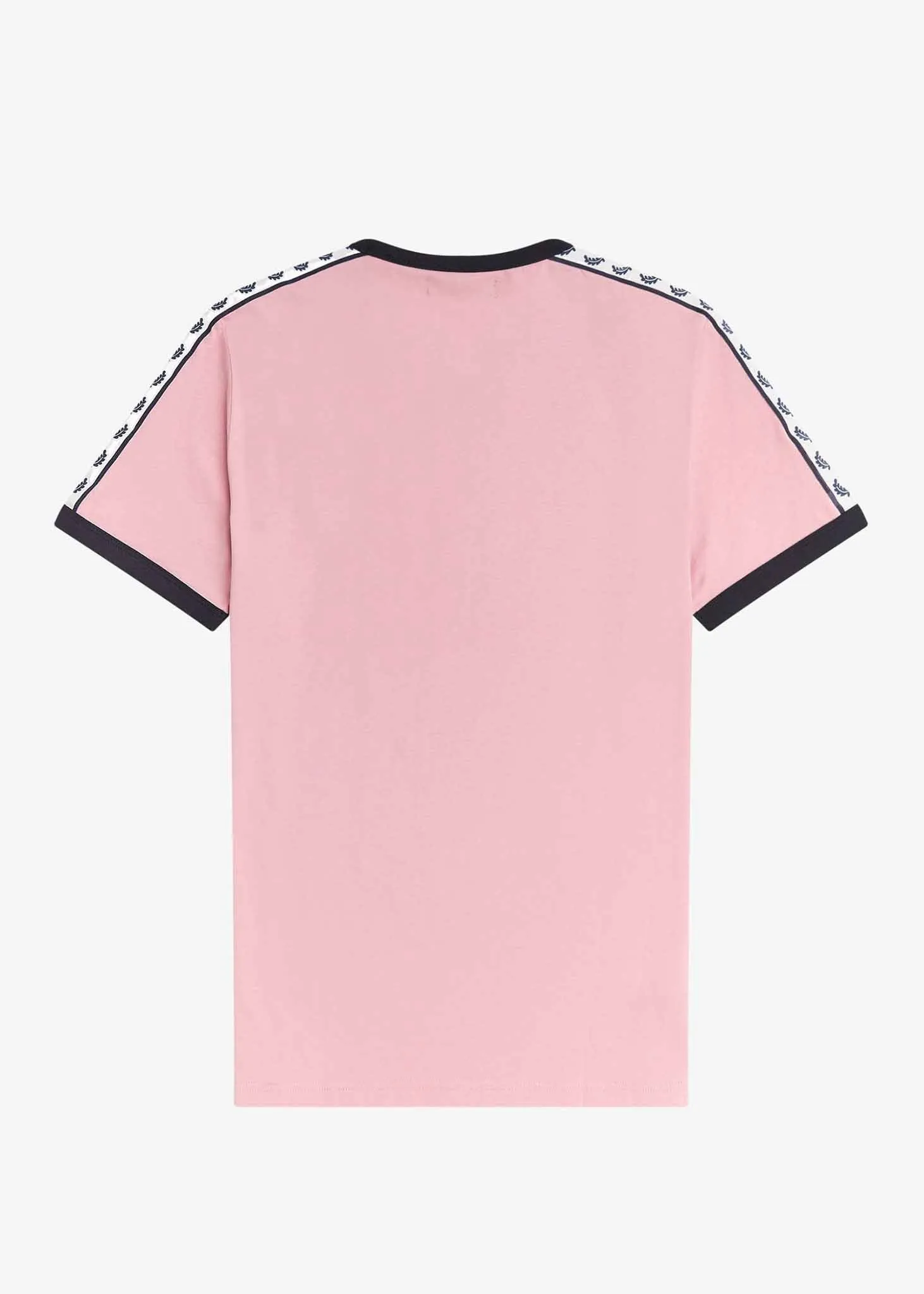 Taped ringer t-shirt - chalky pink
