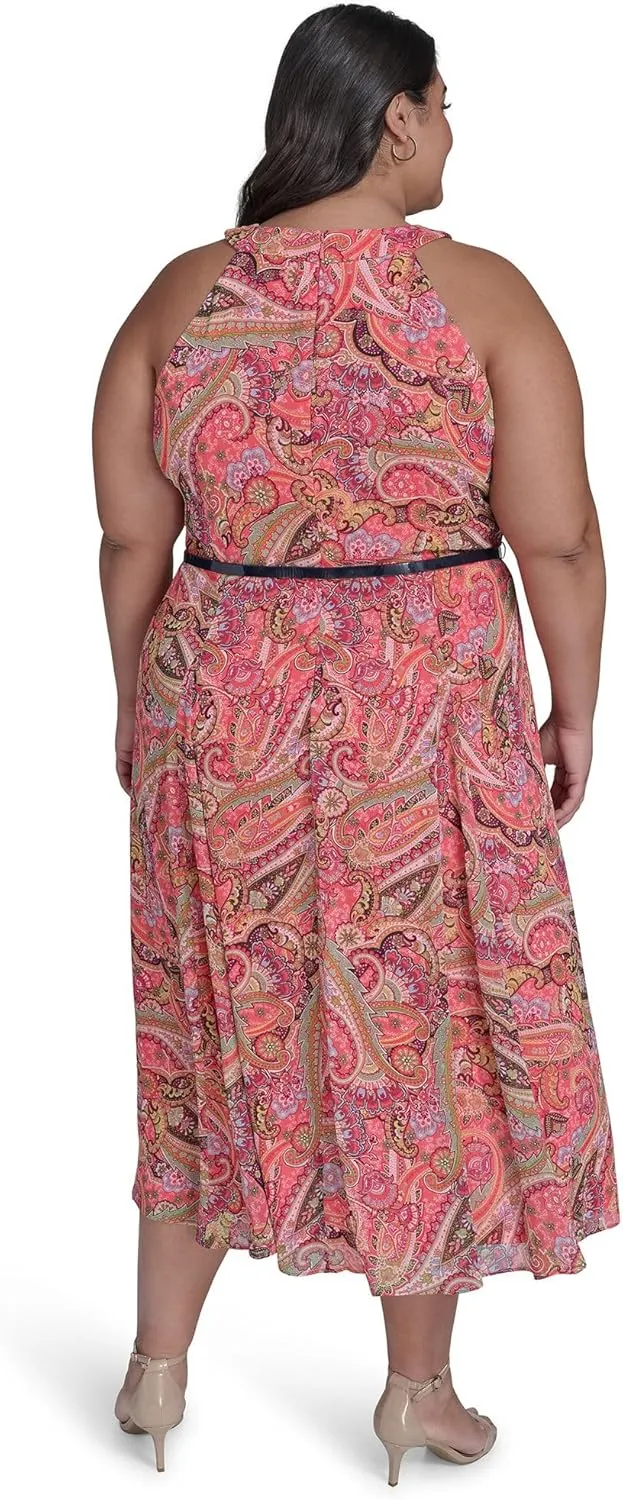 Tommy Hilfiger Women's Chiffon Midi Dress