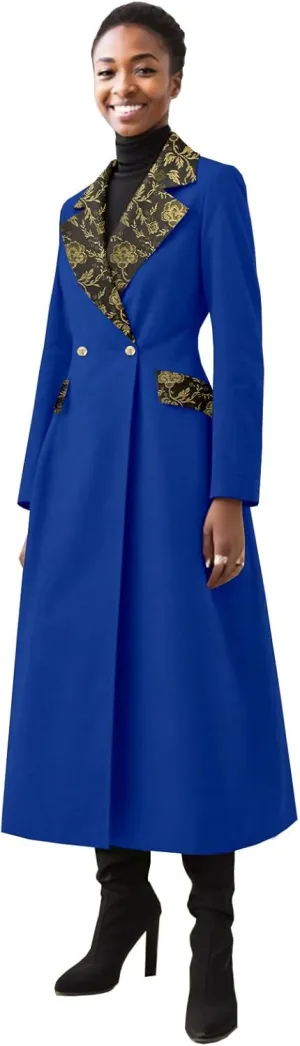 Trench Coat Women Double-Breasted Long Winter Wool Classic Coat Lapel Collar Belted Long Jacket