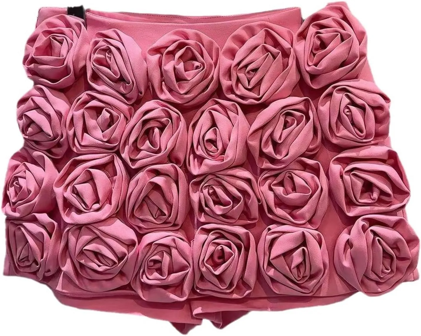 Women's Maxi Skirts 3D Flowers Slim Shorts High Waist Wrap Hip Female Mini Skirts A Line Party Dress