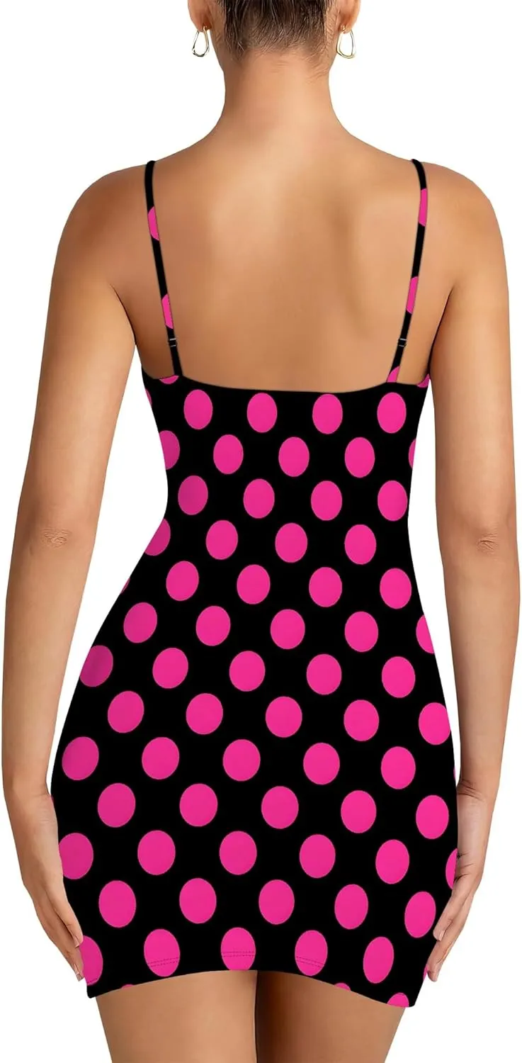 Women's Sexy Bodycon Mini Dress Summer Going Out Short Party Tank Casual Club Dresses Beach Vacation S-3XL