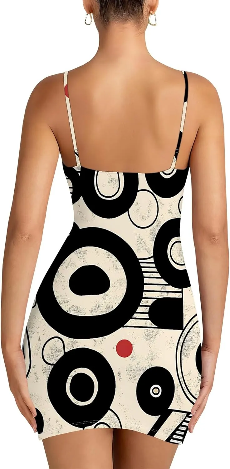 Women's Sexy Bodycon Mini Dress Summer Going Out Short Party Tank Casual Club Dresses Beach Vacation S-3XL