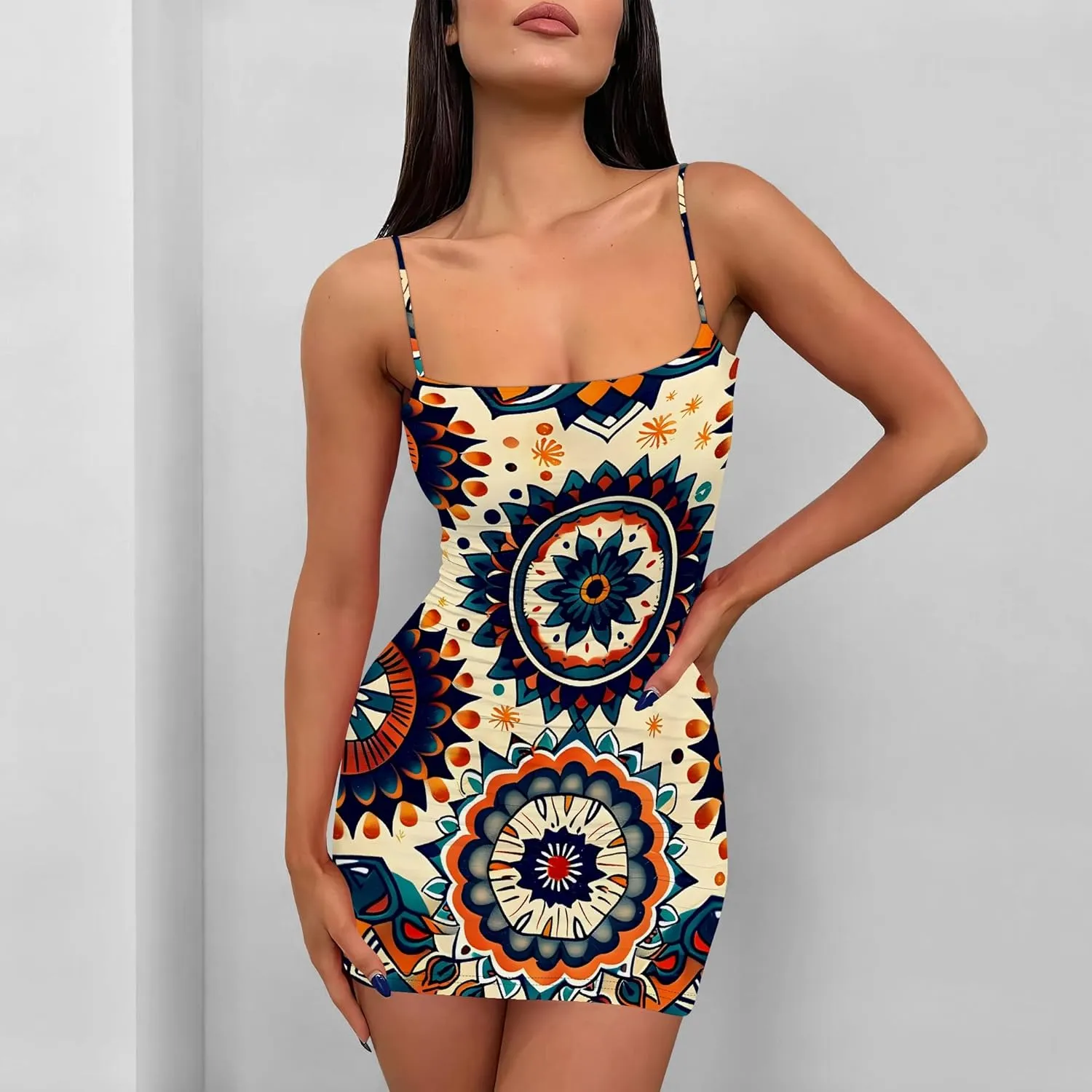 Women's Sexy Bodycon Mini Dress Summer Going Out Short Party Tank Casual Club Dresses Beach Vacation S-3XL