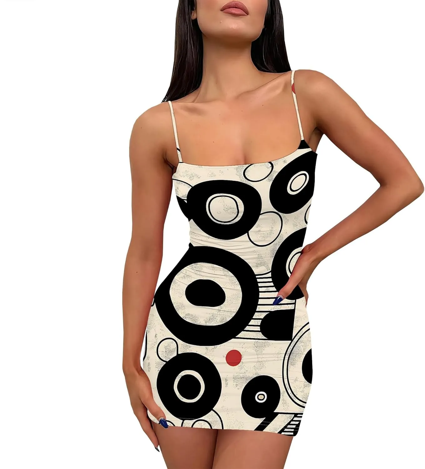 Women's Sexy Bodycon Mini Dress Summer Going Out Short Party Tank Casual Club Dresses Beach Vacation S-3XL