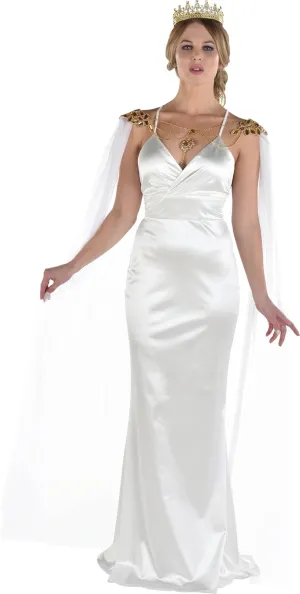 Womens White Ethereal Cape - 1 Pc. - Captivating Design, Perfect for Special Occasions, Cosplay, Dress-Up & Photoshoots
