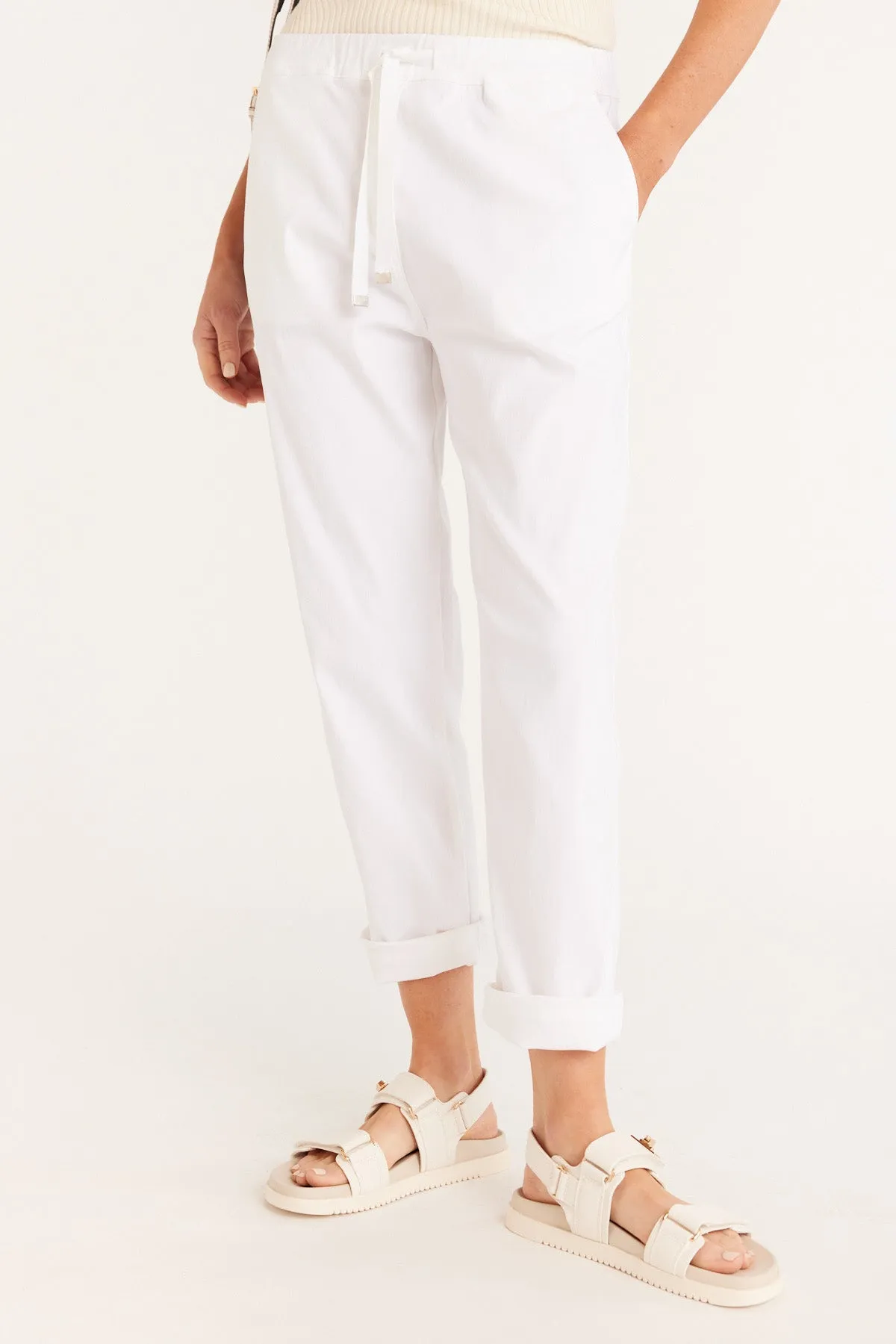 Zoe Jogger  - White